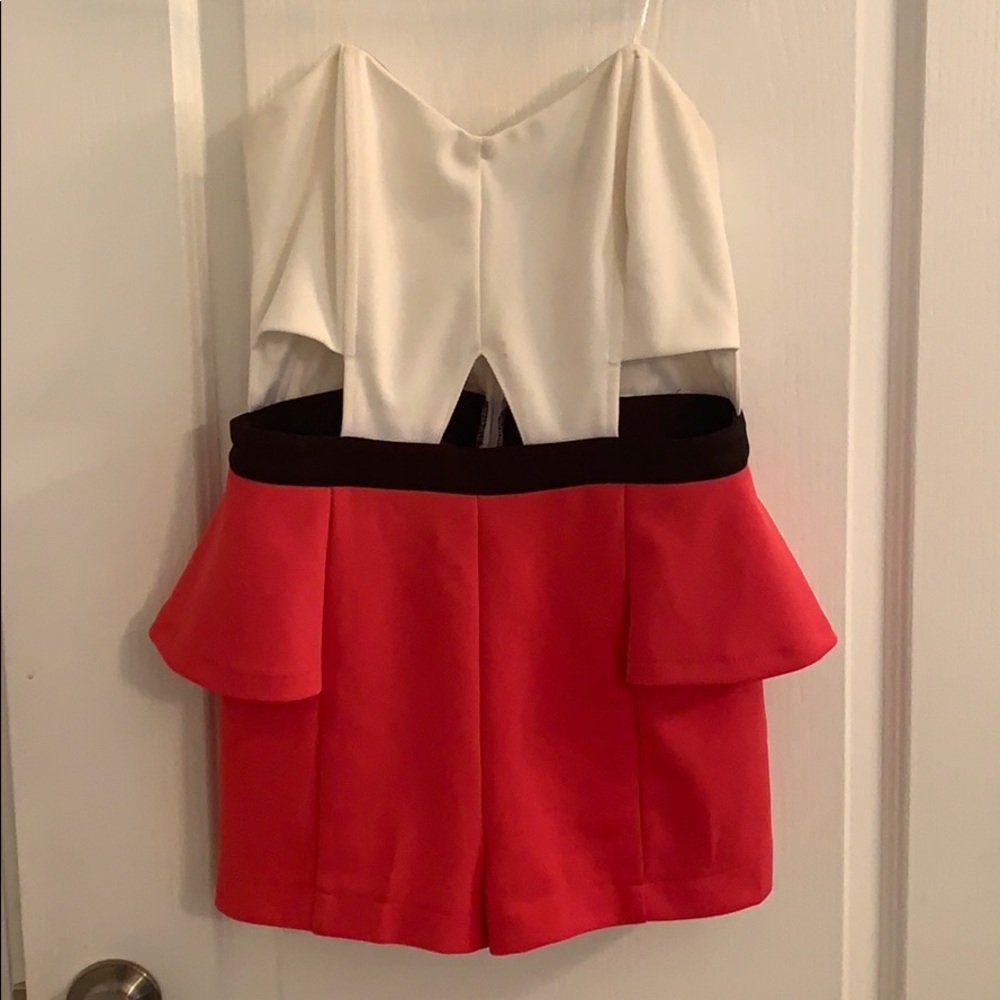 Strapless Romper